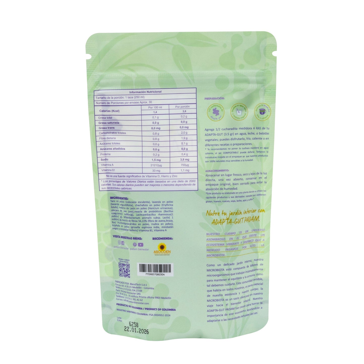 Adapta - Gut | 900 gr | 272 porciones