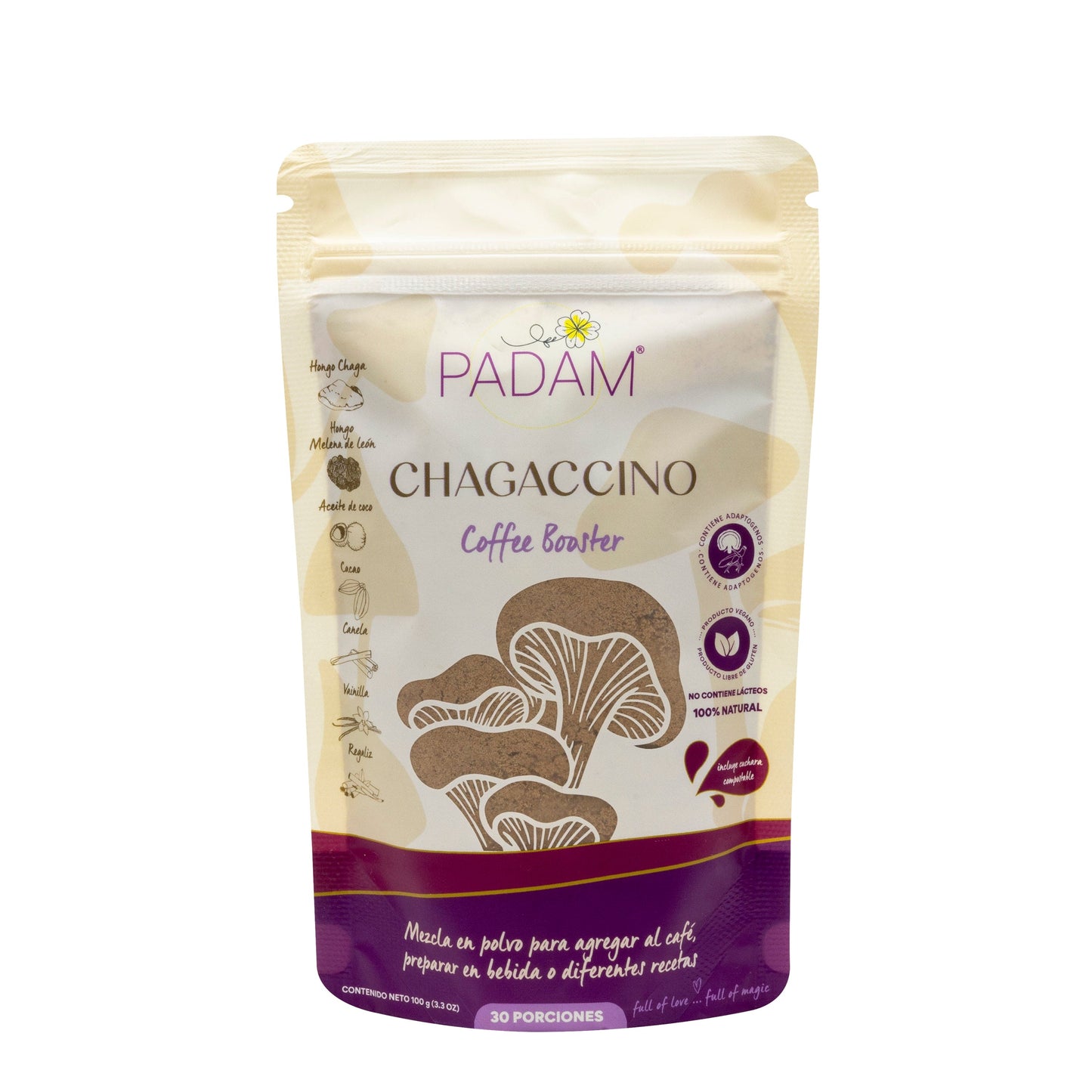 Chagaccino | 100 gr | 30 porciones