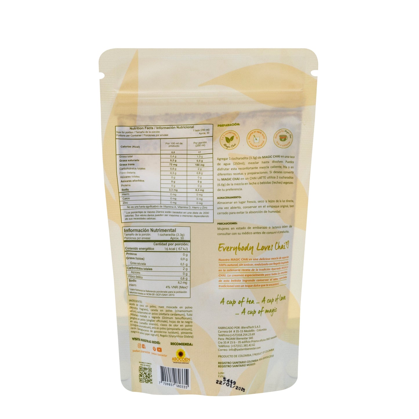 Magic Chai | 500 gr | 150 porciones